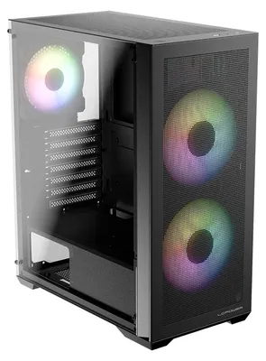 Productafbeelding van LC-POWER LC-717B-ON LC-Power Geh Midi ATX Gaming 717B - Meshwork_L Dark - o.N.