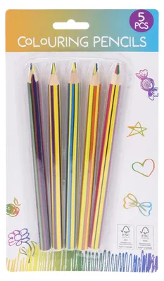 Produktbild von Jumbo-Buntstifte mehrfarbig, 5 Stk.
