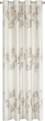 Zdjęcie produktu dla Eurofirany 460820, Przezroczysty, Kremowy, Wzór, Poliester, Oczko, 200 g/m²