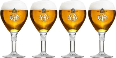 Image de Ensemble de verres à bière Leffe - Verres en calice - Leffe - 330 ml - 4 pièces