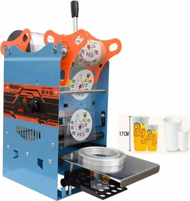 Image de 270W électrique Machine manuelle à sceller les bulles de thé café/lait boisson Sealer