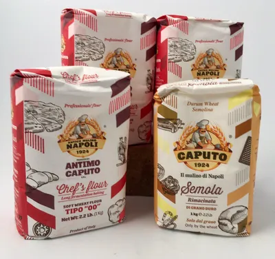 Produktbild von Molino Antimo Caputo Napoli Antima caputo Mühle '00' Mehl + Grießmehl (3 + 1 Beutel)