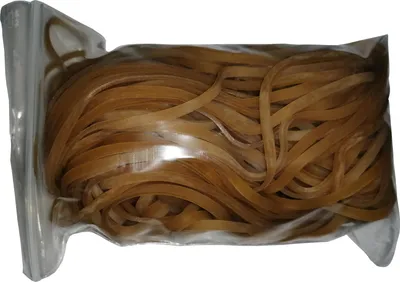 Produktbild von 100 g Gummiringe natur 200 mm Ø 1,2 x 3 mm breit
