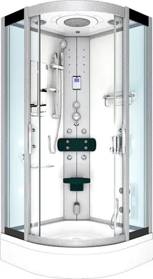 Produktbild von Duschkabine Dusche D46-50T0 Komplettdusche Fertigdusche 90x90 cm