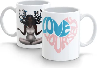 Produktbild von Kubek 300ml Medytacja Namaste Meditation Zeit v5