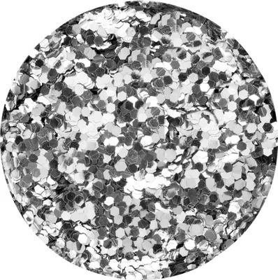 Produktbild von Glorex  Glitter grob silber 10 g
