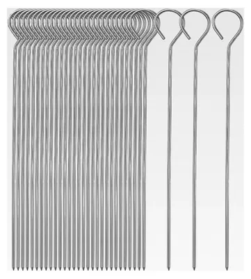 Produktbild von Grillspieße, 50 Stück Schaschlikspieße aus Edelstahl, rostfrei und wiederverwendbar, ideal für Fleischspieße und Kohlrouladen (1,8 x 15 cm)