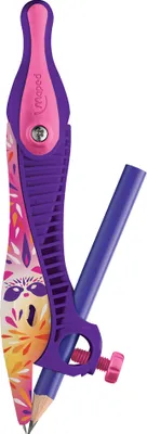Produktbild von Maped Zirkel Kid'z MINI CUTE mit Adapterring,farbig sortiert