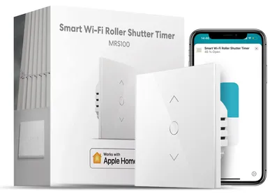Zdjęcie produktu dla Meross MRS100HK(EU) Inteligentny timer WiFi do rolet (HomeKit)