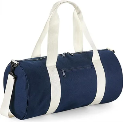 Produktbild von BagBase BG140L | Original Barrel Bag XL, 55 x 28 x 28 cm - Farbe: French Navy/Off White - Größe: 55 x 28 x 28 cm