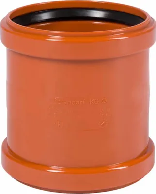 Obrázok produktu pre KG potrubie DN 315, dvojitá spojka KG 315, kanalizačná tvarovka DN 315