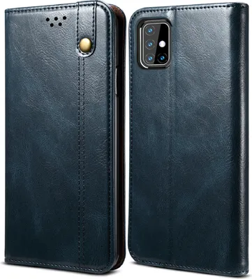 Image de Etui pour Samsung Galaxy M31S, étui en cuir avec fonction stand bleu