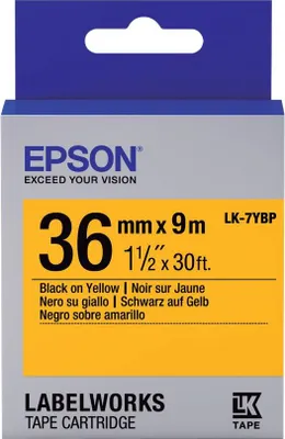 Immagine prodotto di EPSON Band pastell schw./gelb 36mm (C53S657005)