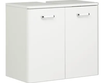 Produktbild von pelipal Waschtischunterschrank Piolo BxHxT 60 x 53 x 33 cm Frontfarbe weiß hochglanz glanz 359.016017