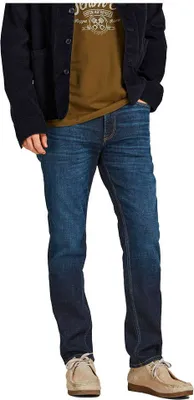 Produktbild von Jack & Jones 12204600, Blau, Jeans, Baumwolle, Elasthan, Polyester, Nicht bleichen, Nicht im Wäschetrockner trocknen, Feinwäsche (30°C)