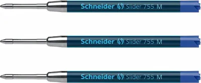 Produktbild von Schneider Slider Kugelschreiber Mine M 3er-Set blau