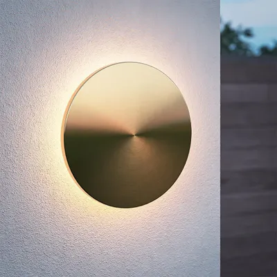 Image de HOFTRONIC - Applique murale LED 19W 2700K Or Ronde IP54 Dimmable