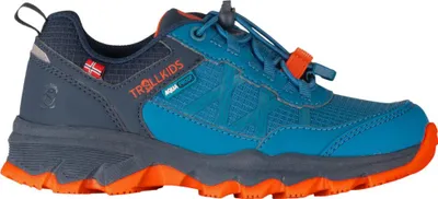 Image de TROLLKIDS Trolltunga Hiker Low XT chaussures de randonnée imperméables pour enfants bleu EU 35