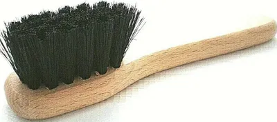Produktbild von Schuhbürste Auftragbürste für Schuhcreme Holzbürste mit dunklen Borsten