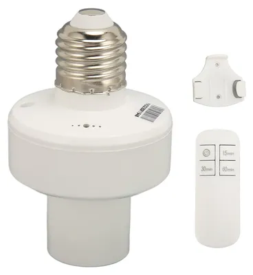 Produktbild von Drahtlose Lampenfassung, intelligente Fernbedienung, Lampenfassung, Lampensockel-Adapter für E27-E26-Kopf, AC110 V