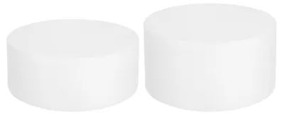 Obrázok produktu pre Kruhové podložky z peny na torty, 20,3 x 7,6 cm, 20,3 x 10,2 cm, biele