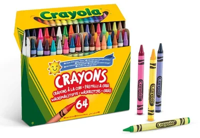Produktbild von Crayola 52-6448, 64 Stück(e), Mehrfarbig, Mehrfarbig, Rund, Wachs, 4 Jahr(e)