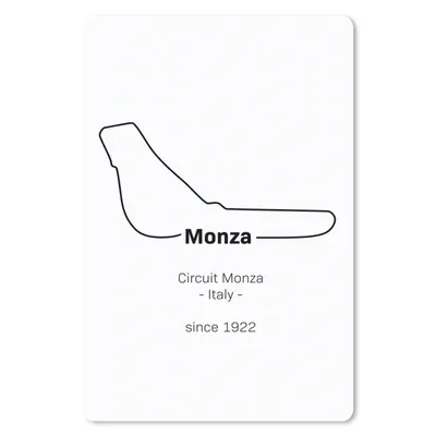 Produktbild von MuchoWow® Mauspad Mousepad Formel 1 - Monza - Rennstrecke 40x60 cm - Mousepads - Maus Mat - Pad - Mausunterlage - Schreibtisch Accesoire