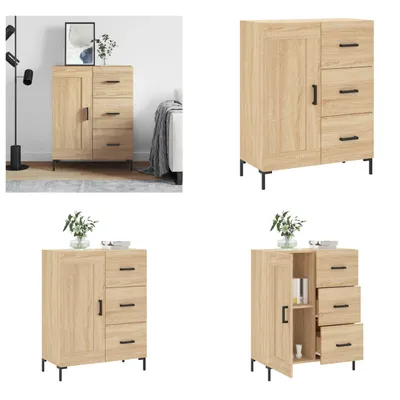 Obrázek produktu pro vidaXL Příborník Sonoma dub 69,5x34x90 cm materiál na bázi dřeva - Příborník - Příborníky - Skříňka - Boční skříňka