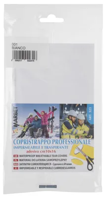 Reparaturflicken selbstklebend 10x16 cm weiß wasserdicht
