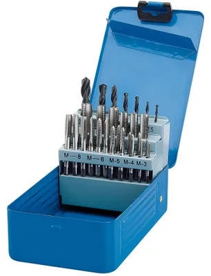 Produktbild von Draper 40891 Gewindebohrer- und Bohrer-Satz 28-teilig