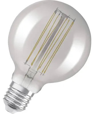 Immagine prodotto di Lampadina LED decorativa E27 G125 11W = 42W 500lm 1800K Caldo 320° Filamento Dimmerabile OSRAM Vintage 1906