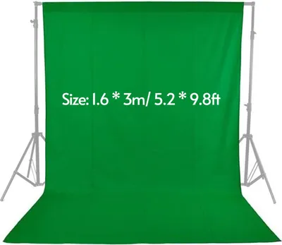 Immagine prodotto di Fotografia Studio Video 1,6 * 3 m / 5,2 9,8 ft tessuto non tessuto sfondo schermo