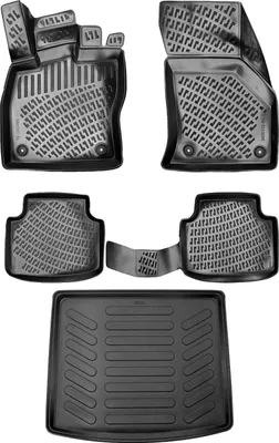 Produktbild von 3D Auto Gummimatten & Kofferraumwanne Set für VW Tiguan II 2016-2020
