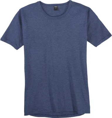 Produktbild von Adamo Kurzarm Unterhemd XXL navy-hellgrau gestreift