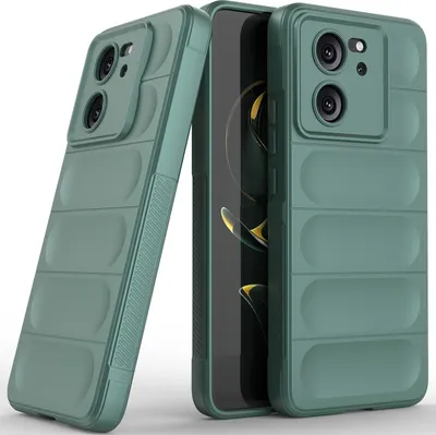 Produktbild von Handyhülle für Xiaomi 13T / 13T Pro / Redmi K60 Ultra Weich TPU Silikon Stossfest Anti-rutsch Hülle Grün