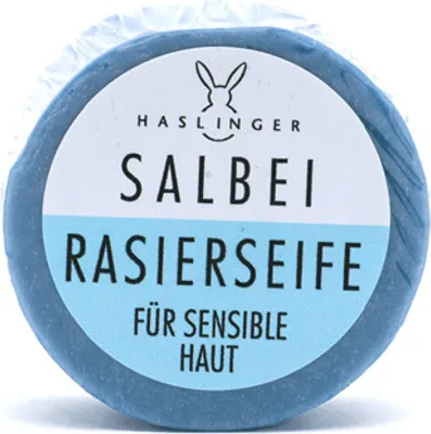 Produktbild von Haslinger Salbei Rasierseife, 60 g Art.Nr. 848