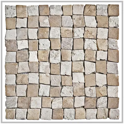 Produktbild von Mosaikfliesen Stein - M-030 - Marmor Mosaik Bruchstein Naturstein Fliesen
