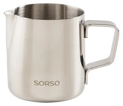Obrázek produktu pro SORSO, konvička na mléko pro baristy, nerezová ocel, 600 ml – stříbrná