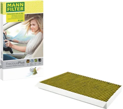 Produktbild von MANN Innenraumfilter FreciousPlus für Mercedes C-Klasse W203 CL203 S203 CLK C209 A209