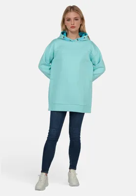Produktbild von Damen Hoodie TIEKE Relaxed-Fit Größe M, innen angeraut, mit verstellbarer Kapuze und Seitenschlitzen