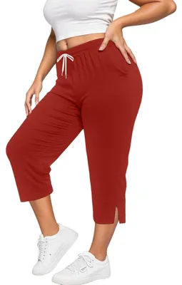 Imagen del producto de Pantalón deportivo holgado y casual, con cintura elástica y bolsillos