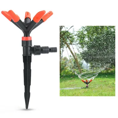 Immagine prodotto di Irrigatore automatico a 360° con pirotta – Sistema di irrigazione per prato, cortile e giardino