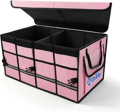 Zdjęcie produktu dla Organizer do bagażnika, 60 x 35 x 30 cm, pasujący do wszystkich modeli samochodów, torba do przechowywania