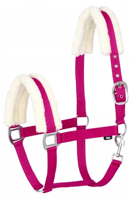 Produktbild von Start MinkPadded Halfter mit Kunstfell Rosé Pony