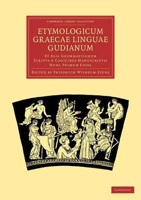 Produktbild von Etymologicum Graecae Linguae Gudianum