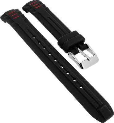 Produktbild von Calypso | Uhrenarmband Silikon in schwarz Schließe mit Logo | K5757/6