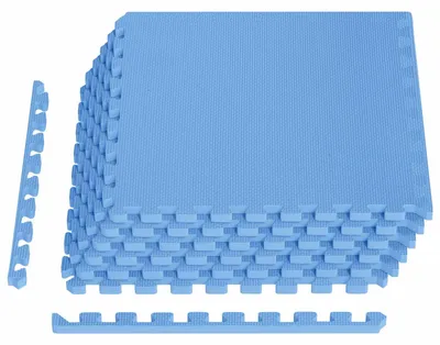 Immagine prodotto di vidaXL Tappetino protettivo per il fondo della piscina, 6 pezzi, blu, 2,16 m², in schiuma EVA