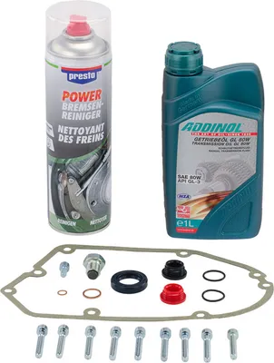 Produktbild von Set: Ölwechsel, 1 Liter Öl + Reiniger & Schraubenset für Simson* S51, S53, S70, SR50, KR51/2