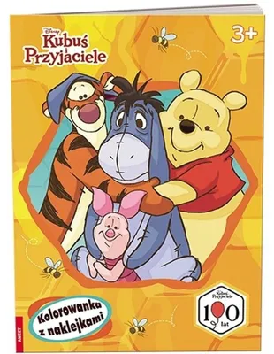 Zdjęcie produktu dla Disney Kubuś i przyjaciele Kolorowanka z naklejkami NA-9147