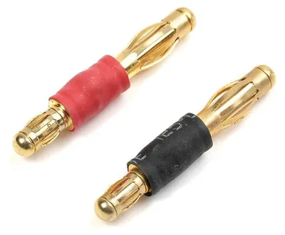 Imagen del producto de Adaptador GForce GF-1300-121: Conector de 3.5 mm (chapado en oro) a conector de 4.0 mm (chapado en oro). Un par
